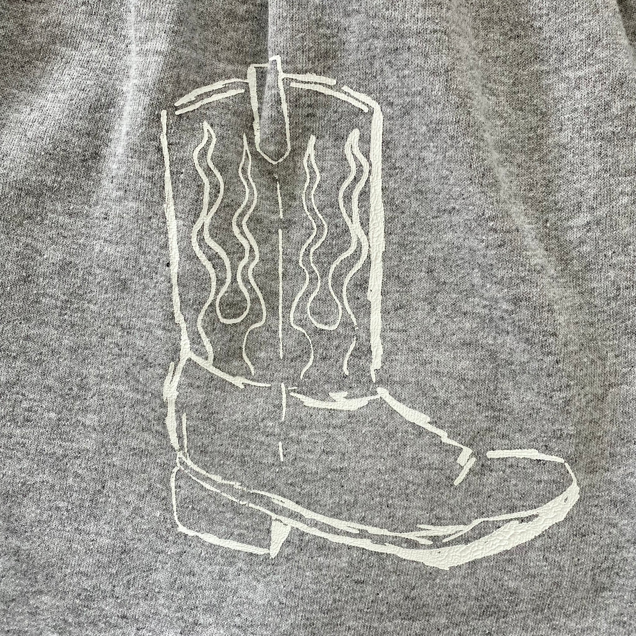 Cowboy Boot Pants (Grey)