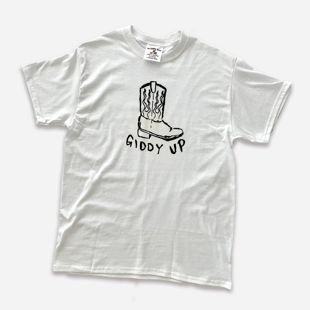 Giddy Up Tee (White)