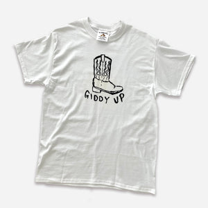 Giddy Up Tee (White)